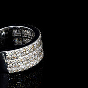 14K GOLD DIAMOND BAND VVS RING